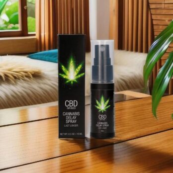 A base de CBD et d'ingrédients naturels, CBD Delay Spray 15ml est le complément idéal pour les hommes qui souffrent d'éjaculation trop précoce. Une fois appliqué sur le pénis, le produit a un effet légèrement anesthésiant sur le gland et permet à l'homme de tenir plus longtemps en retardant l'orgasme. Caractéristiques : - Retardant sexuel pour homme à base de CBD - Effet légèrement anesthésiant sur le pénis - Infusé au CBD - Ingrédients Naturels - Volume : 15 ml - Marque : Pharmquests / Shots CBD Composition : Alcohol Denat., Aqua, Glycerin, Peg-40 Hydrogenated Castor Oil, Propylene Glycol, Menthol, Phenoxyethanol, Aloe Barbadensis Leaf Juice, Ethylhexylglycerin, Lactic Acid, Pentylene Glycol, Cannabis Sativa Seed Oil, Urea, Sorbitol, Sodium Lactate, Serine, Cannabis Sativa Seed Extract, Sodium Chloride, Allantoin.